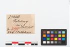Etikett zu Bronzespiralröhrchen (NHMW-PRAE-024620)